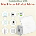 thumbnail image 2 of Mini Printer Paper for Inkless Bluetooth Printer 57mm x 30mm, 6 Rolls, 2 of 5