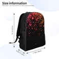 thumbnail image 4 of Hirioo Colorful Sparkling for Travel Backpack for Women Men, Lightweight and Durable,Gift for Weekender, College, Work,and Outdoor Activities, 4 of 7