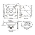 thumbnail image 5 of Wall Mount Filler Regulator Impact Resistant Pressure Regulated Water Entry for RV Trailer Camper Boat Black, 5 of 5