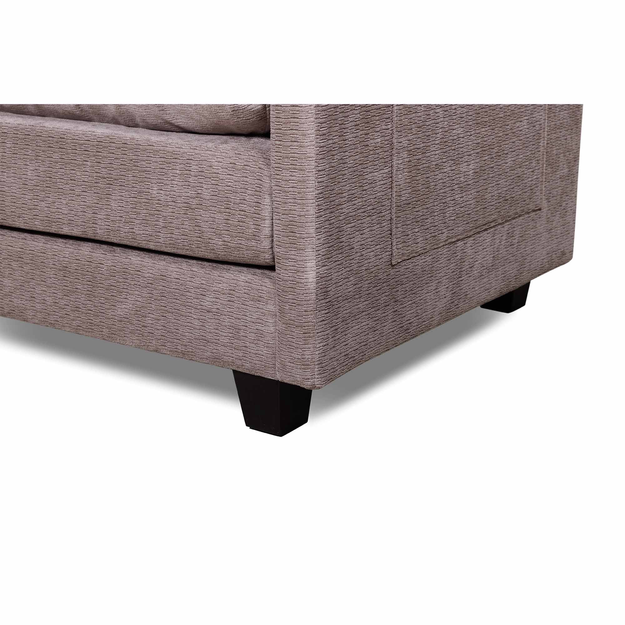 Lunale Oversized Modern Accent Chair with Ottoman, Lounge Reading Armchair, Single Sofa Chair for Living Room, Gray Boucle