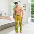 thumbnail image 6 of Blooming Sunflower Summer Men's Pajama Pants Lightweight Sleepwear Bottom Lounge Pants, 6 of 6
