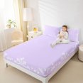 thumbnail image 4 of Feelyou Retro Purple Damask Women Full Size Sheets, Mandala Flower Bed Sheets, 4pcs, 4 of 7