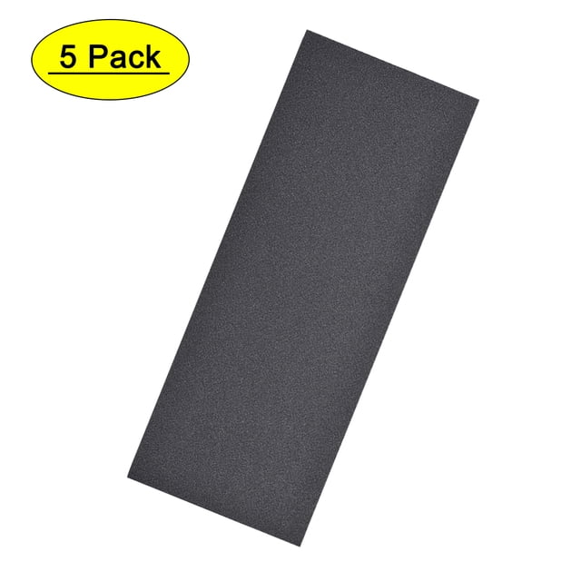 Uxcell 320 Grits Waterproof Sandpaper Wet Dry Sand Paper Silicone Grey 5 pcs