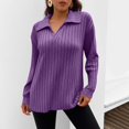 thumbnail image 2 of EDFBUYKRS Long Sleeve Button Down Shirts for Women Oversized Boyfriend Blouses Xxxl, 2 of 5