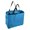 Turquoise Blue, variant on Tote Bags for Everyday Use - Sturdy Reusable Tote Bags - by Mato and Hash - Black CA2950