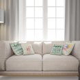 thumbnail image 2 of Shiyou-joyeuses Housses de Coussin Lapin de Pâques 18x18, Housse de Coussin Œuf de Pâques Hello Spring Housse de Coussin Décorative Verte de Printemps, Lot de 4, 2 of 4