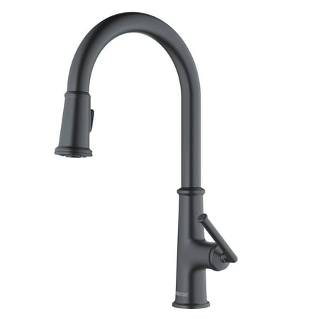 Karran Usa Kkf330 Elwood 1.8 GPM Single Hole Pull Down Kitchen Faucet - Gunmetal Grey