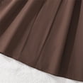 thumbnail image 6 of Bnwani Girl Dresses Solid Color A-line Dresses for Girls Off Shoulder Dress Coffee Sizes 8-13, 6 of 9