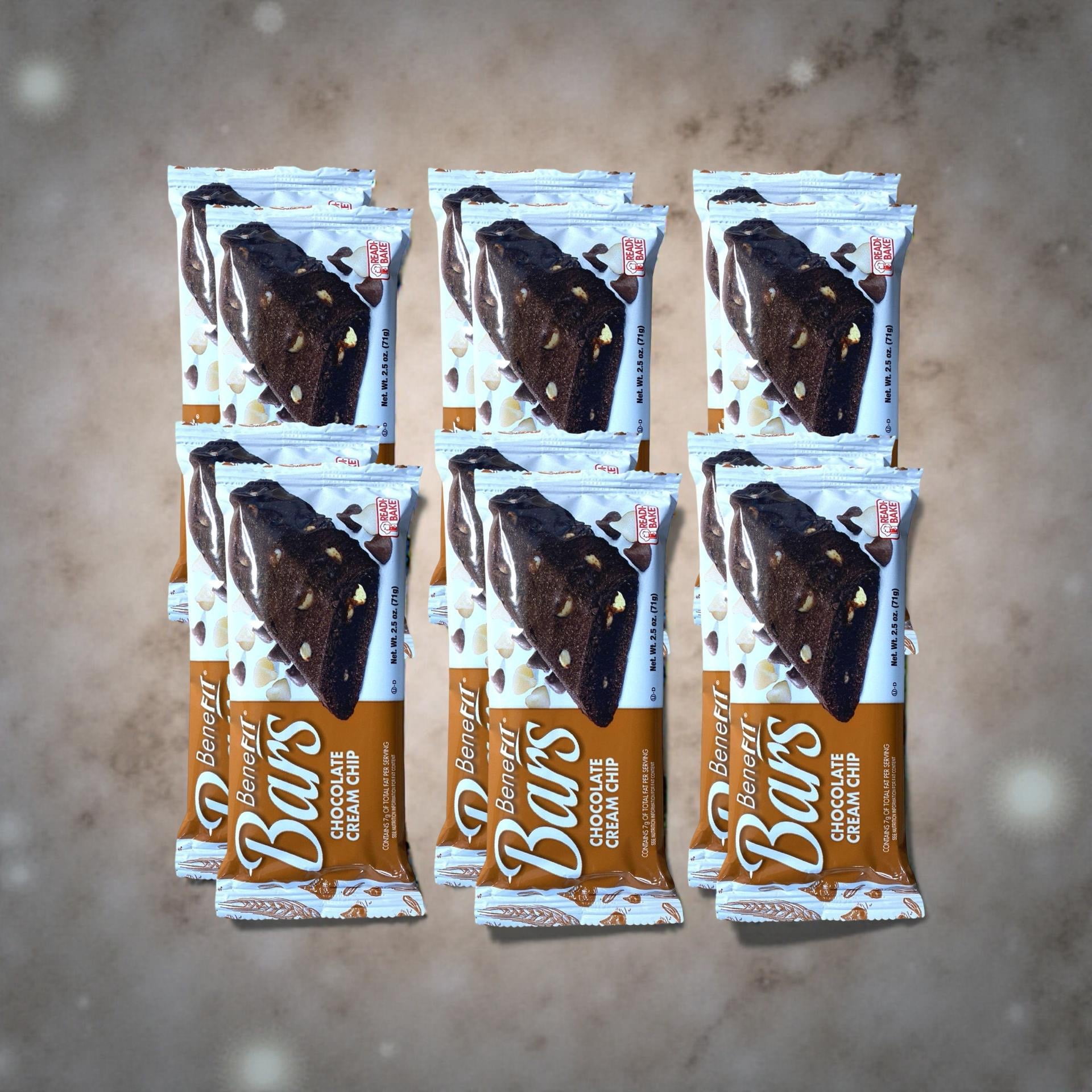 Chocolate Cookies N Cream Chip BeneFit Bars, Pack of 12