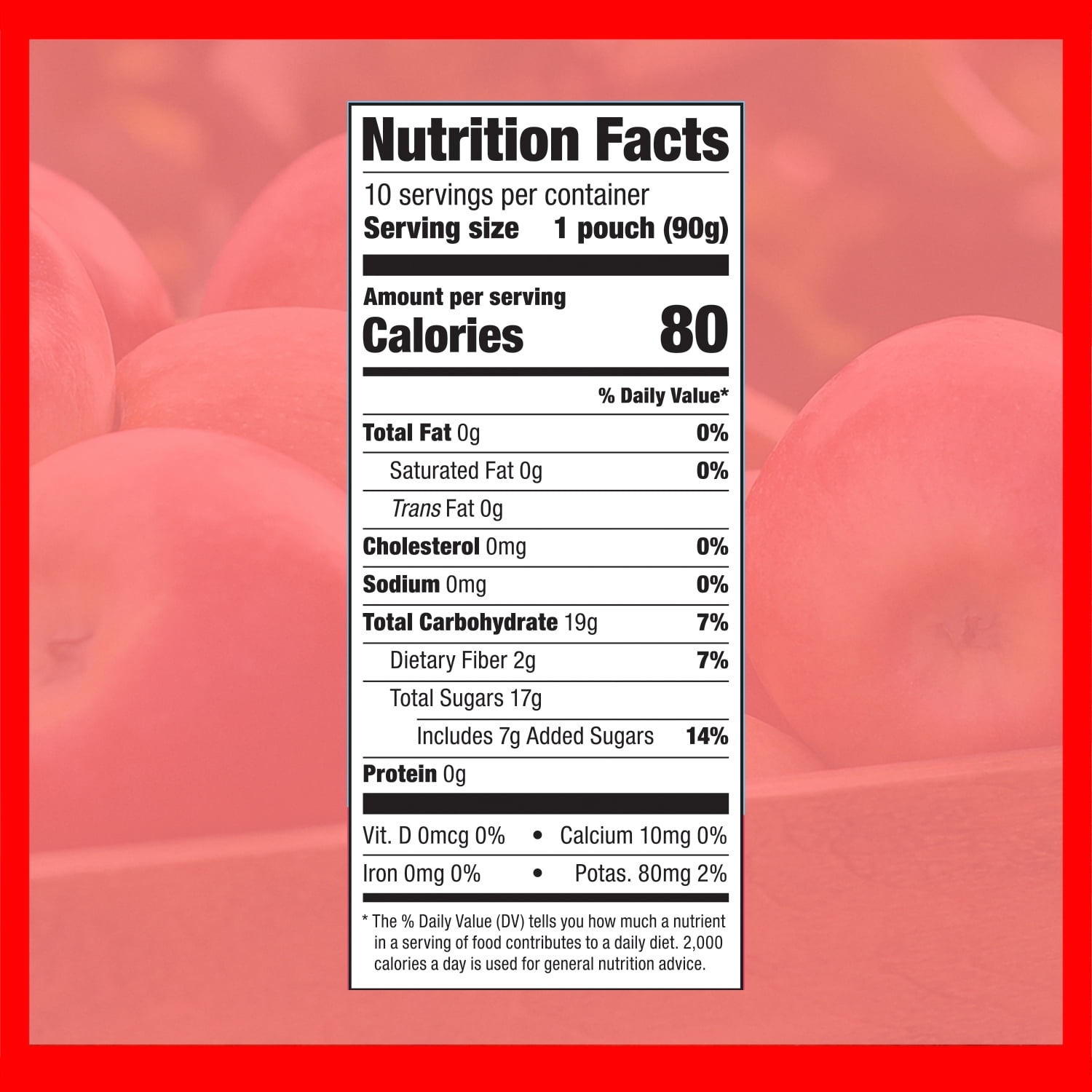Musselman's Watermelon Applesauce, 3.17oz, 10 Count