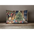 thumbnail image 4 of Keeshond Cozy Christmas Throw Pillow 12 in x 16 in, 4 of 4