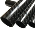 thumbnail image 3 of 2 Carbon Fiber Tube - 20mm x 18mm x 1000mm - 3K Roll Wrapped 100% Carbon Fiber Tube Glossy Surface, 3 of 8