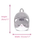 thumbnail image 2 of Mochila de Felpa Lazada Para Bebés con Forma de Gato Gris 3+, 2 of 9