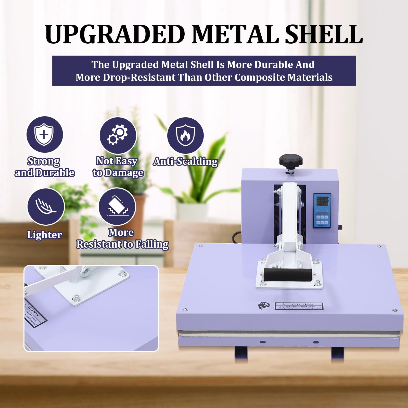 Faitaliicy Heat Press Machine Flip Top Heat Transfer Machine Fixed Digital Precise Control Sublimation Heat Transfer Machine Professional T-Shirt Heat Press Machine For Mugs Hats Plates