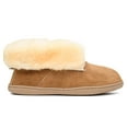 thumbnail image 2 of Minnetonka Women's Suede Sheepskin Ankle Boot Slipper, 2 of 3