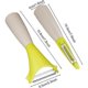 thumbnail image 2 of Universal Peeler Set, 2 Pieces Fruit Vegetable Peelers, Standing Design, Stainless Steel with Rotating Blade, 2 of 5