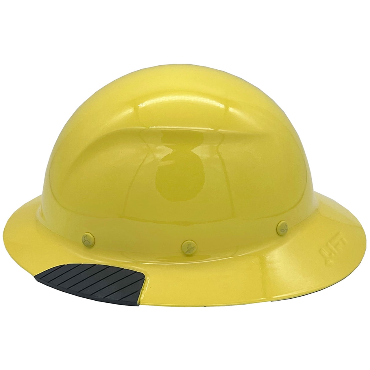 DAX Fiberglass Composite Hard Hat - Full Brim Yellow