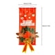 thumbnail image 5 of Inteprter 115x40cm Feliz Navidad decoración para el hogar Noel 2020 Navidad guirnalda adornos Navidad Feliz Año Nuevo decoración puerta delantera Banner Kits de decoración para fiestas guirnalda Inteprter HA001182-01, 5 of 6