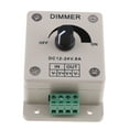 thumbnail image 1 of Contrôleur de Gradation PWM DC12-24V 8Amp pour Lumières LED, Rubans, Bande, 1 of 6