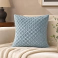 thumbnail image 7 of Textured Knit Throw Pillow Cover Soft Square Decorative Cushion Case for Outdoor Patio Sofa Couch and Home, 7 of 7