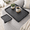 Black-1, variant on Wooden Couch Tray For Sectionals Sofa Fold-flat Table (1 Brown)