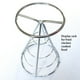 thumbnail image 4 of Yuarrent Soporte para papas fritas de acero inoxidable Soporte para estante para papas fritas Salsa surtida Chips Snack Cono Dip Cup Vajilla Cocina y Comedor tipo 4 10*14.5 cm, 4 of 6