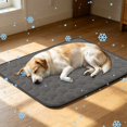 thumbnail image 5 of M Size 20 × 24 in Washable Breathable Pet Self Cooling Mat, Anti-Slip Reusable Gel Cool Pad, Foldable Summer Heat Relief Bed for Dog Cat Indoor, Outdoor, Crate & Car Use, 5 of 9