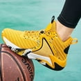 thumbnail image 5 of Men's Mesh Large-Size Basketball Shoes, Wear-Resistant Performance Sneakers, High-Top Battle Boots, 5 of 9