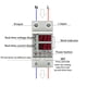 thumbnail image 3 of Relé Dispositivo Protección Voltaje Ajustable Sobre Voltaje en Carril Din (40A), 3 of 9