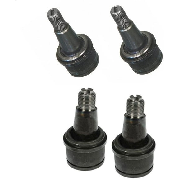 Detroit Axle - Front 4pc Ball Joints for Ford E-150 E-250 E-350 Econoline Club Wagon Super Duty, 4 Upper and Lower Ball Joints Replacement
