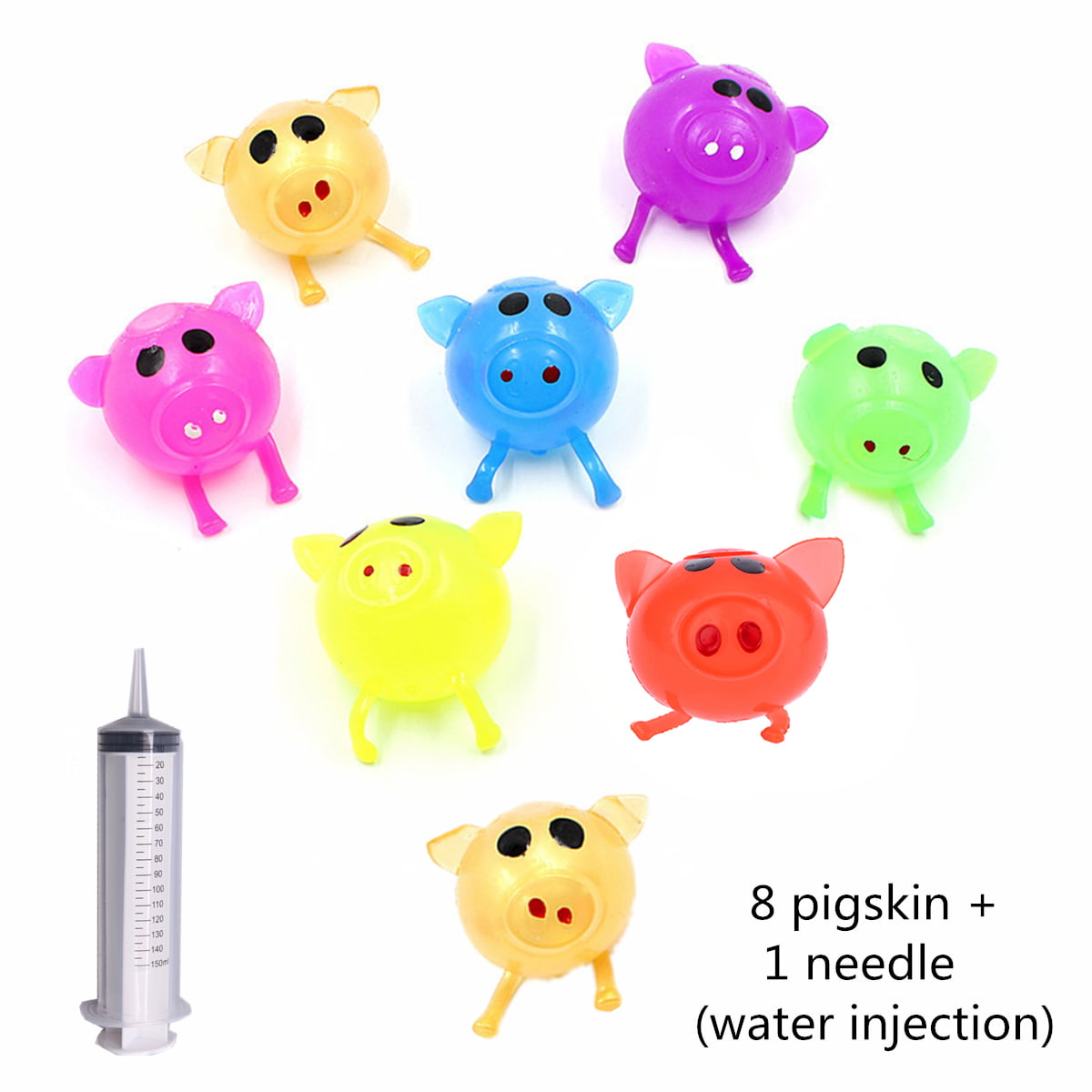 1Pc Pig Cute Anti Stress Splat Water Pig Ball Vent Sticky Venting Toy B1I8 