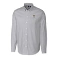 thumbnail image 2 of Men's Cutter & Buck  Charcoal Missouri Tigers Alumni Logo Stretch Oxford Stripe Long Sleeve Button-Down Shirt, 2 of 3