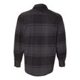 thumbnail image 2 of Burnside Men's 8219 Snap Front Long Sleeve Plaid Button Up Flannel Shirt (3X-Large, Black), 2 of 9