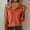Orange, variant on Womens V Neck Long Sleeve Sweaters, Lightweight Dressy Casual Business Basic Knit Pullover Tops Fall Outfits