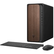 HP - OmniDesk Desktop - Intel Core Ultra 5 - 16GB DDR5 Memory - 1TB SSD - Dark Wood