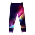 thumbnail image 5 of Odeerbi 3-8 Años Leggings Niñas Estampado Cielo Estrellado Mallas Elásticas Pantalones Verano Starlit Cintura Alta Suave Pantys, 5 of 5
