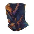 thumbnail image 2 of Bingfone Men Women Slouch Beanie Dreamy Jester Under Stars Print Cap Hip-Hop Hat Headwear Hats Turban Unisex, 2 of 8