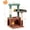 Olive Green, variant on 31" Tall Cat Tree Tower with Cat Condo, Plush Platform, Hammock, Sisal Scratching Posts, Dangling Ball and Self-Grooming Brush in Moonlit Violet for Indoor Kittens