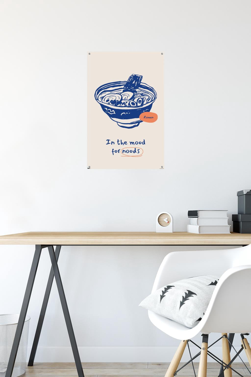 In The Mood For Noods Wall Poster with Push Pins, 14.725" x 22.375"