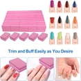 thumbnail image 2 of EXLEAF Nail Buffers (50 Pack) Mini Buffer Block Nail File for Acrylic Nails and Natural Nails,100/180 Grit Nail Buffer Block Bulk Buffing Blocks for Nail Buff Professional Manicure File Blocks Set, 2 of 7