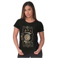 thumbnail image 4 of Celestial Tarot Card Spaced Out Womens Slim Fit Graphic Tee Brisco Brands S, 4 of 5