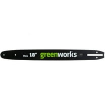 Greenworks 18-inch Replacement Steel Chainsaw Guide Bar, 29142