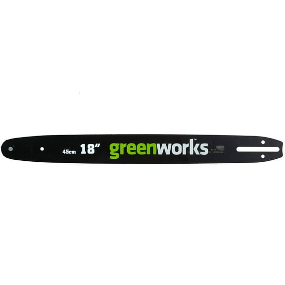 Greenworks 18-inch Replacement Steel Chainsaw Guide Bar, 29142