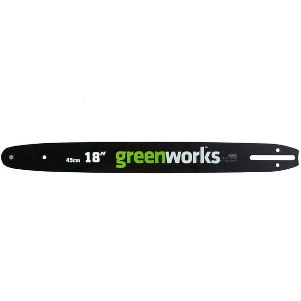 Greenworks 16inch Replacement Steel Chainsaw Guide Bar, 29142