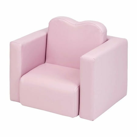 Sofa Grill Akoyovwerve Combined Pink Kids Sofa Arm Rest Chair Childs Sofa Couch Sofa Chair Set for Girls ()