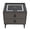 Dark Grey, variant on ToppiJoy Smart Nightstand with Fingerprint Lock Drawers, Smart Bedside Table with LED Three-Color Light USB Charging Station for Bedroom (Orange)