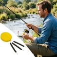 thumbnail image 1 of Hooklink for Hair Rig End Tackle 1 Piece Tungsten Rubber Weights for Black and Yellow, 1 of 6