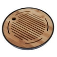 thumbnail image 2 of Teapot Mat, Desktop Household Serving Tray Bamboo Convenient  For Tea Art 10in, 2 of 8
