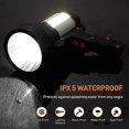 thumbnail image 3 of Linterna LED recargable USB ultra potente, linterna impermeable de alta potencia Afortunado Sencillez, 3 of 5