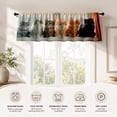 thumbnail image 3 of AshasdS Cute Cats Row on Window Sill Valance Pet Lovers Animal Short Curtain Rod Pocket for Living Room, 3 of 5